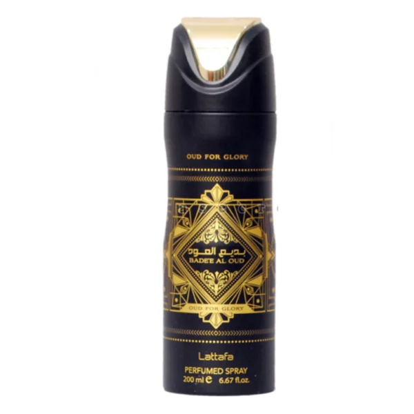 สเปรย์​ปรับอากาศ​ Bade'e Al Oud Deodorant By Lattafa 200 ML Body Spray