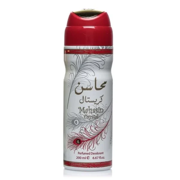 สเปรย์​ปรับอากาศ​ Mahasin Crystal Deodorant By Lattafa 200 ML Body Spray
